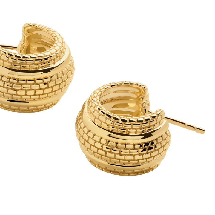 Heirloom Bold Small Hoop Earrings