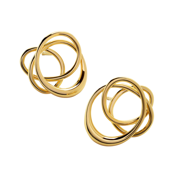 Nura Wrap Stud Earrings