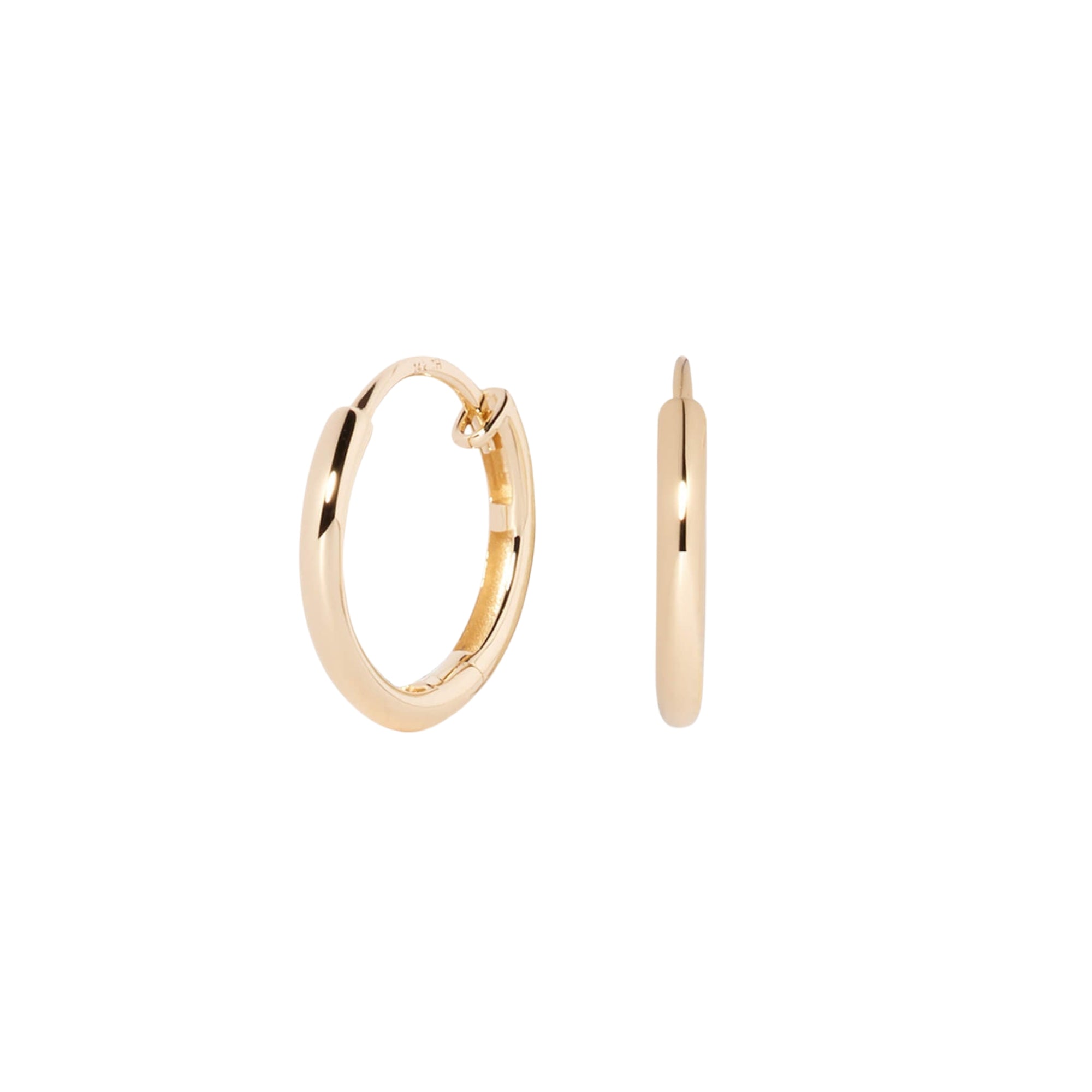 14k Gold Huggie Earrings - Emilia