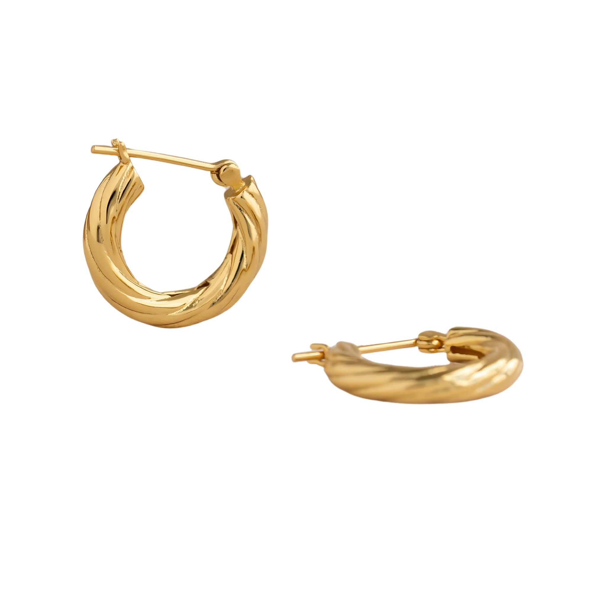 Braided Hoop Earrings - Helle