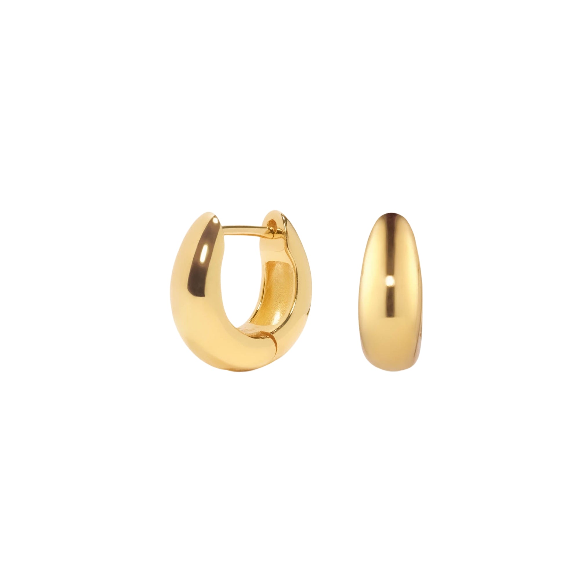 Dome Huggie Earrings - Caja