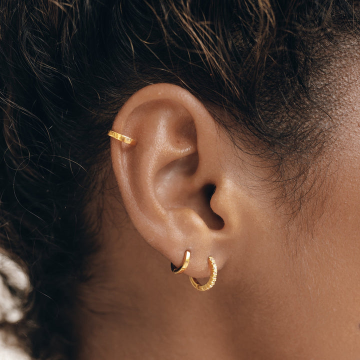 14k Gold Mini Hoop