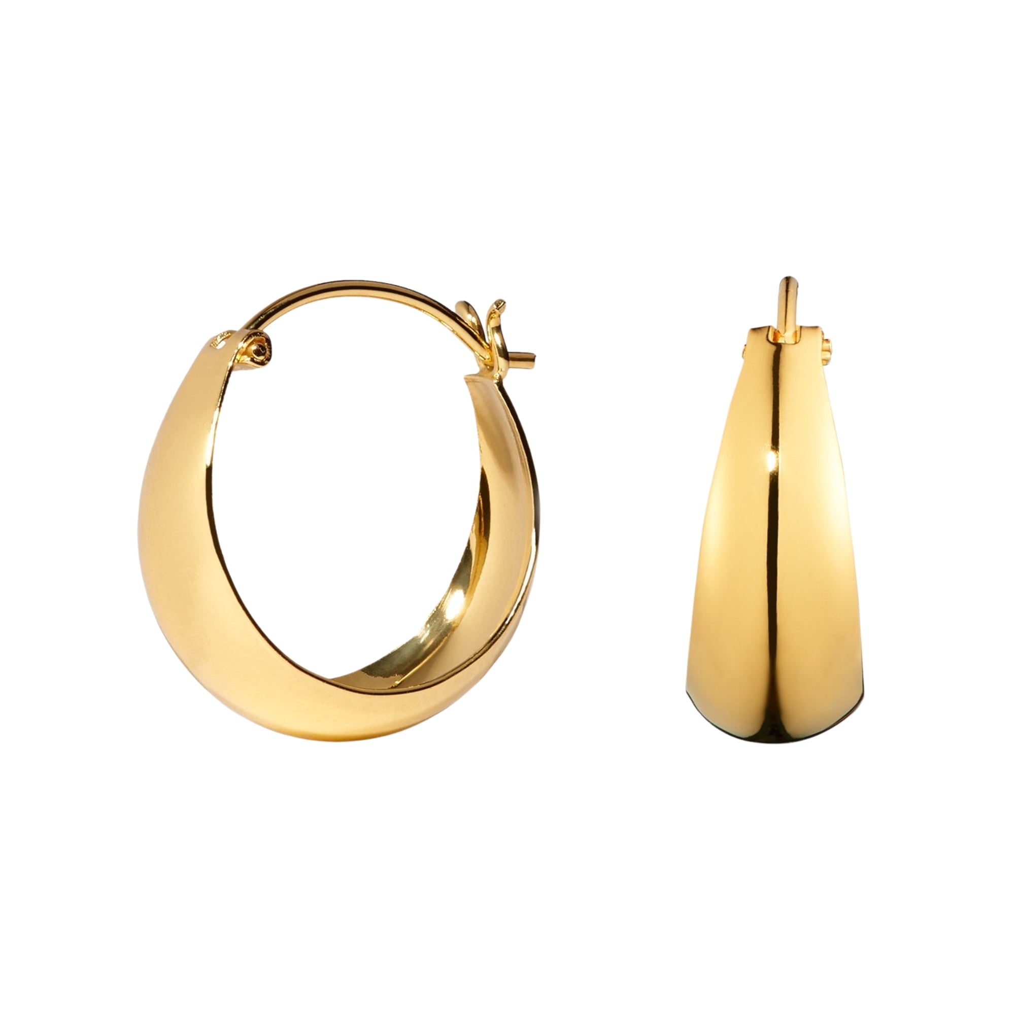 Chunky Gold Hoop Earrings - Jorunn