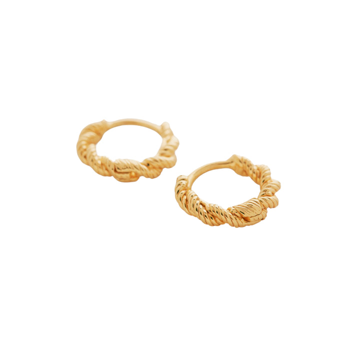 Corda Mini Huggie Earrings