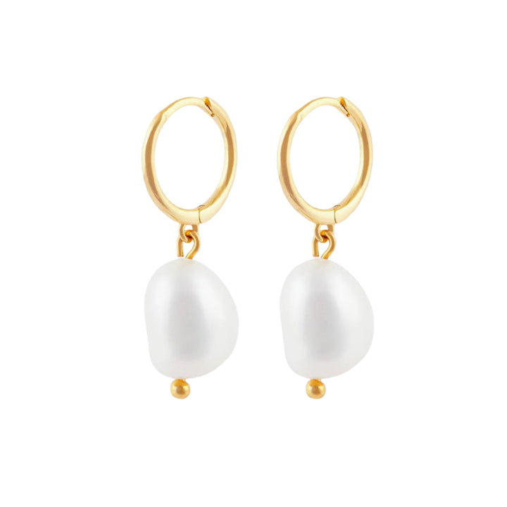 Baroque Pearl Huggies