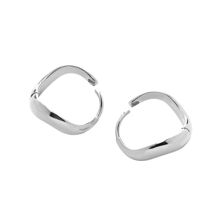 Swirl Medium Hoop Earrings