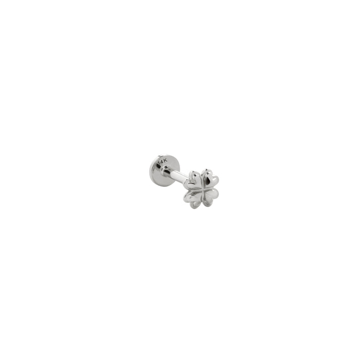 Clover Flat Back Piercing Stud