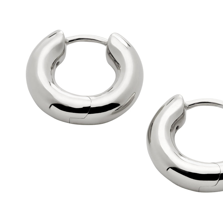 Click Medium Hoop Earrings