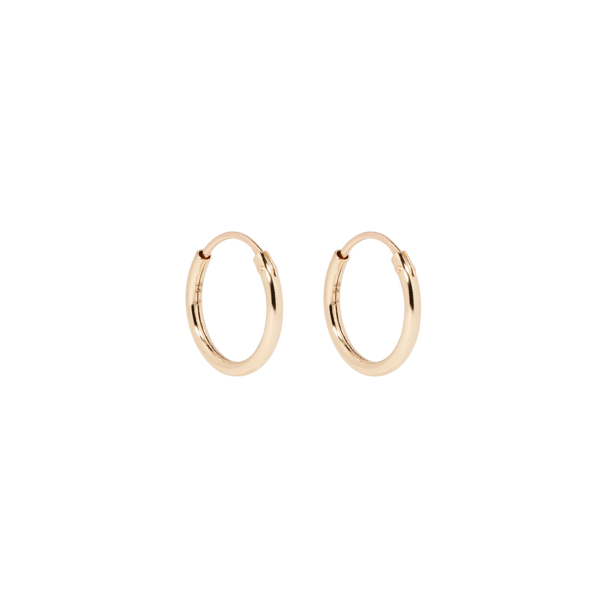 Gold Hoop Earrings 20mm - Rebecca