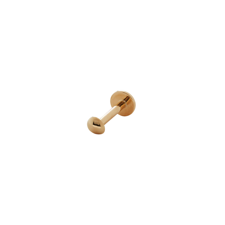 Nura Mini Nugget Flat Back Piercing Stud