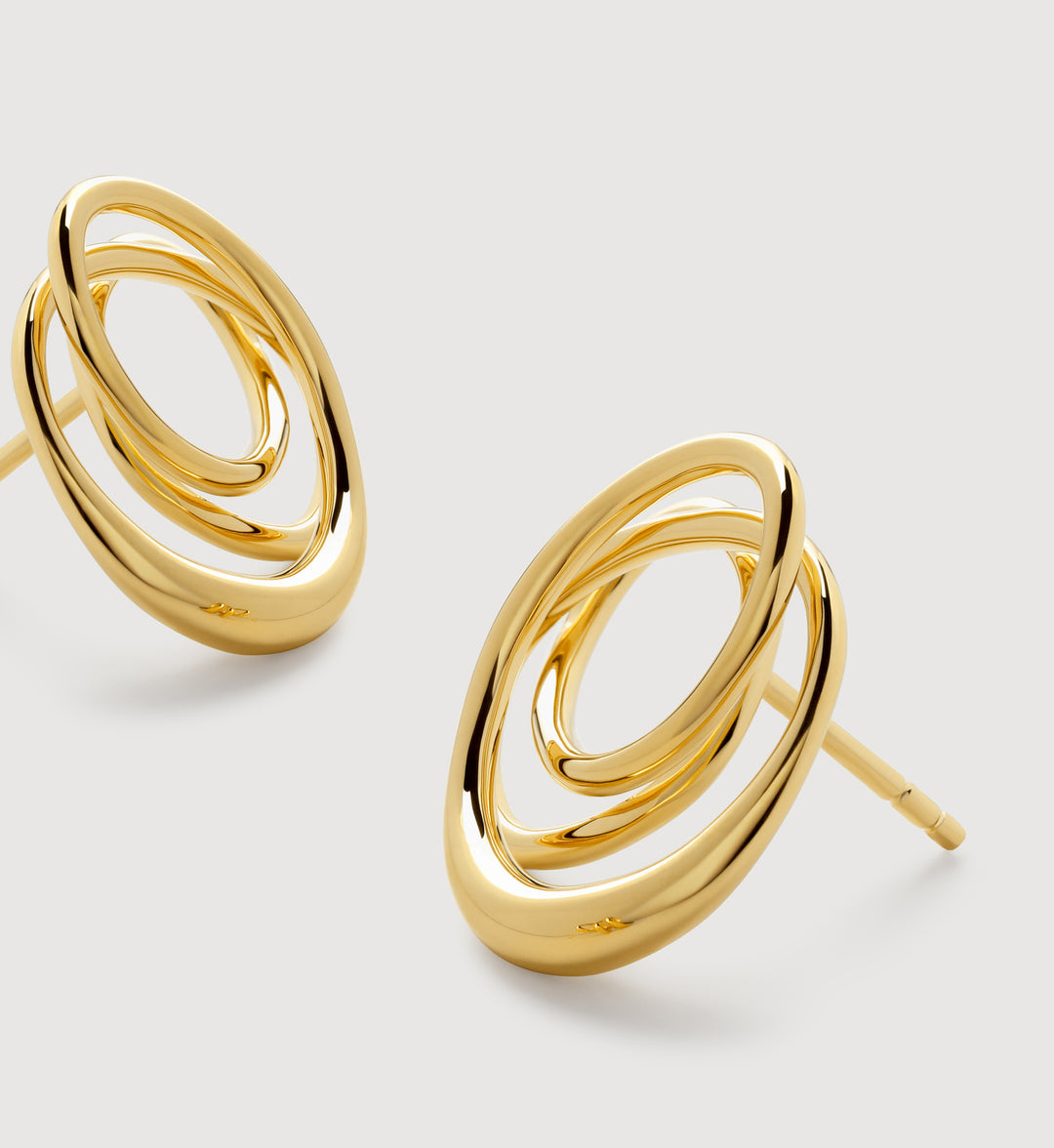 Nura Wrap Stud Earrings