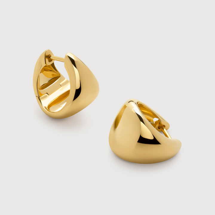 Tapered Small Hoop Earrings