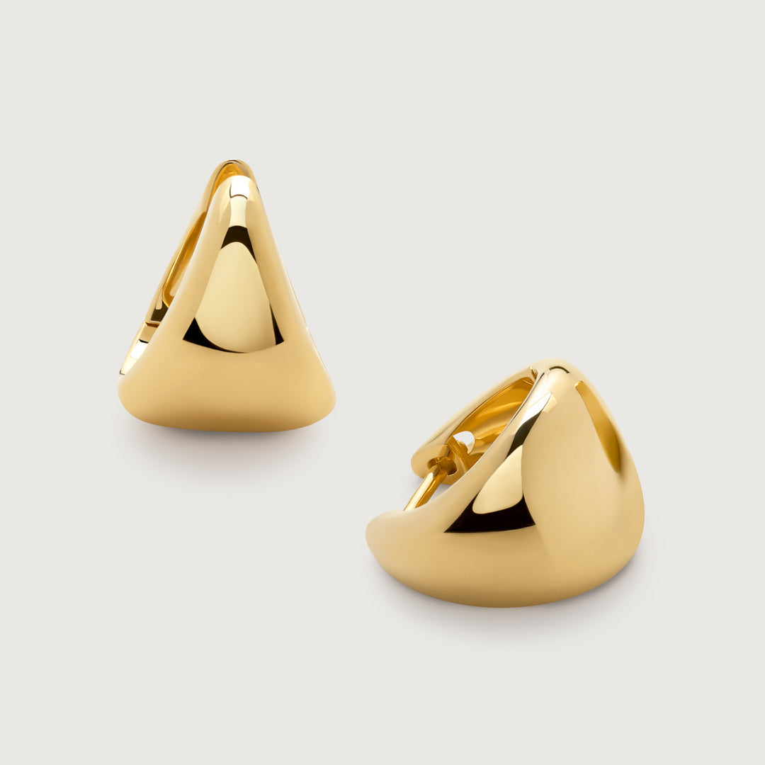 Tapered Small Hoop Earrings