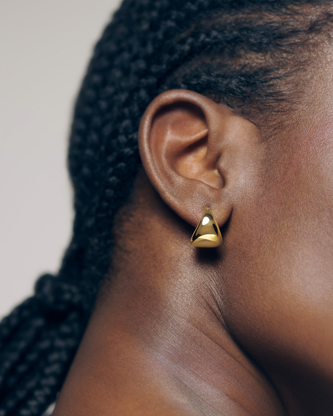 Tapered Small Hoop Earrings