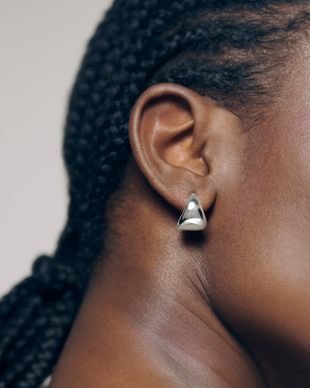 Tapered Small Hoop Earrings