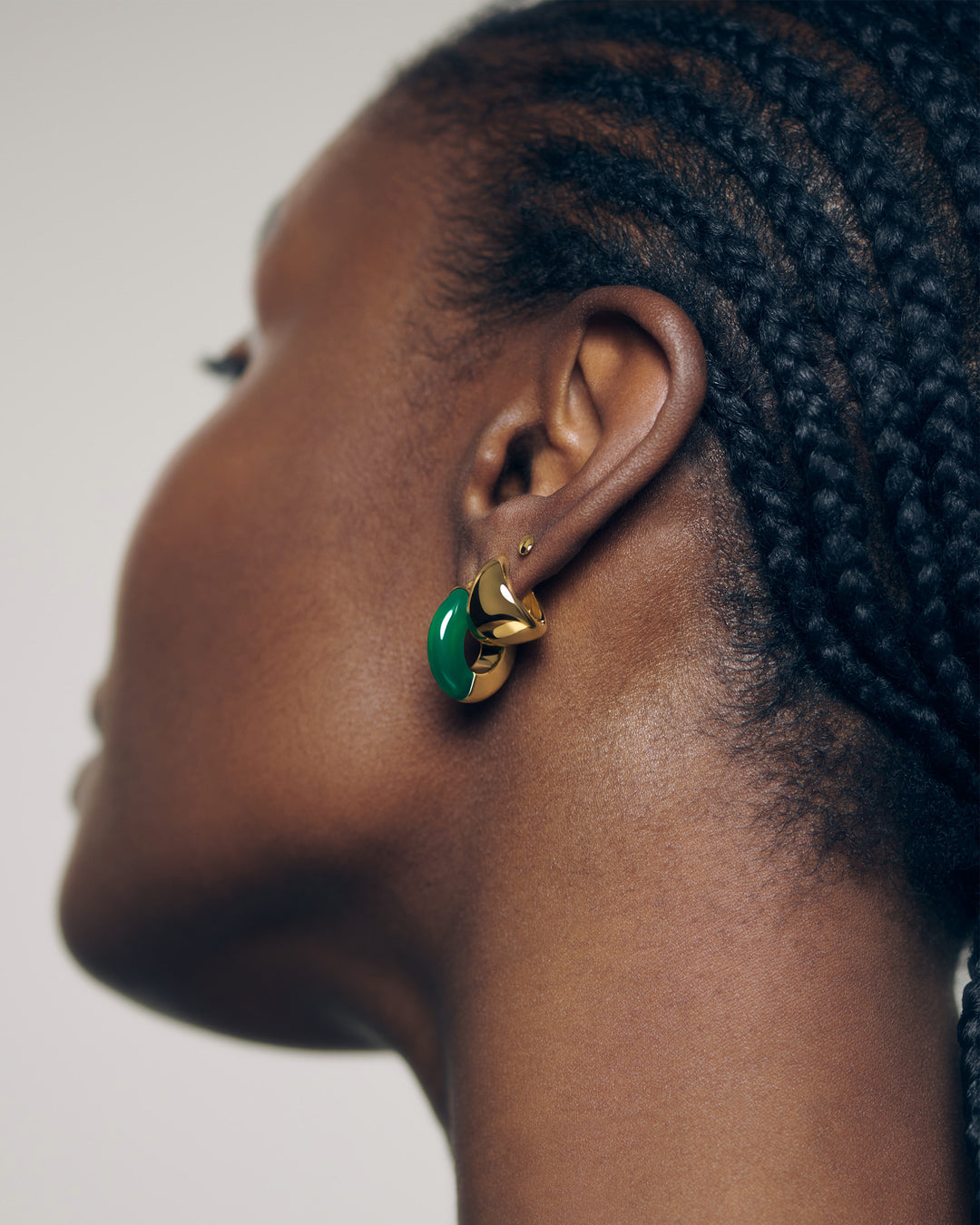Tapered Small Hoop Earrings