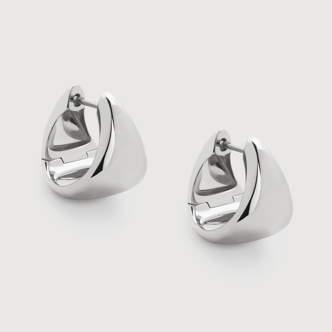 Tapered Small Hoop Earrings