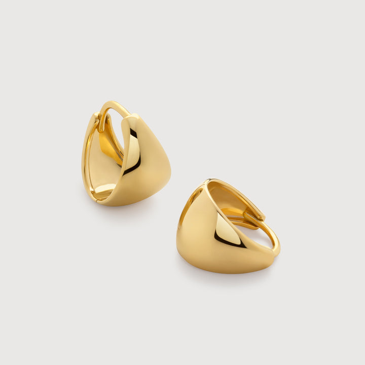 Tapered Small Hoop Earrings
