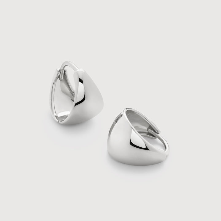 Tapered Small Hoop Earrings
