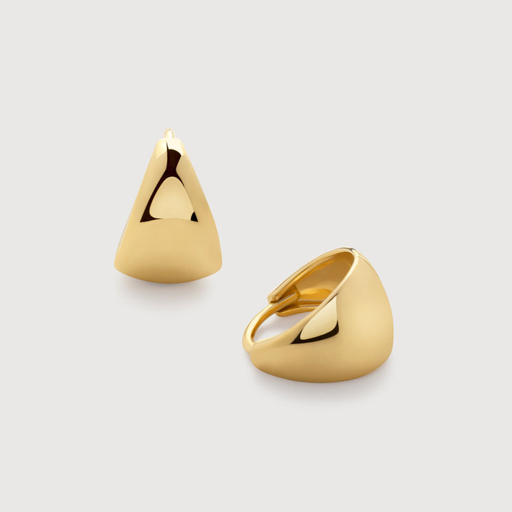 Tapered Small Hoop Earrings