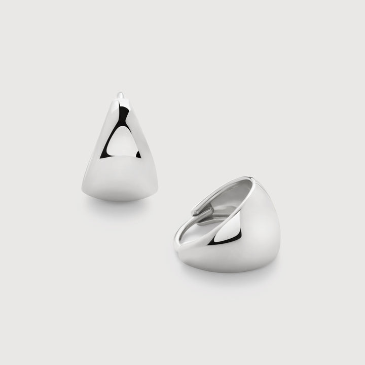 Tapered Small Hoop Earrings