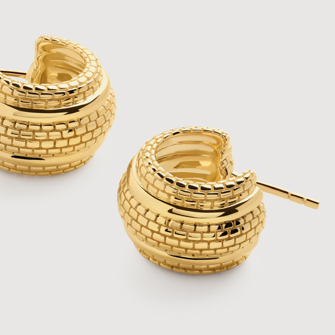Heirloom Bold Small Hoop Earrings