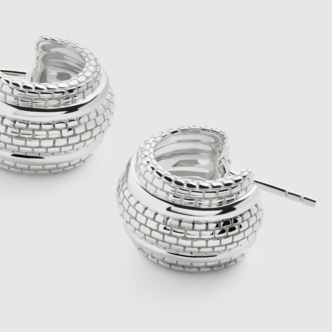 Heirloom Bold Small Hoop Earrings