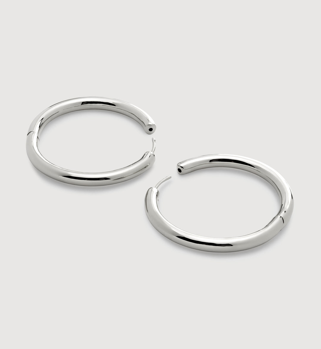 Click Medium Hoop Earrings