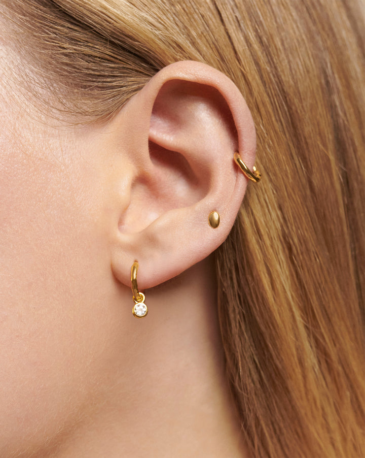 Nura Mini Nugget Stud Earrings
