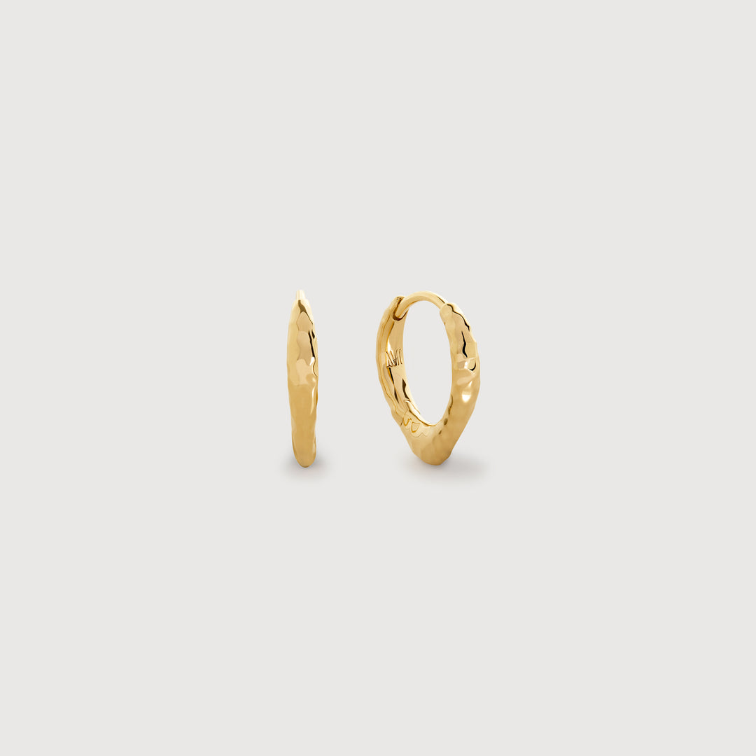 Siren Tapered Huggie Earrings