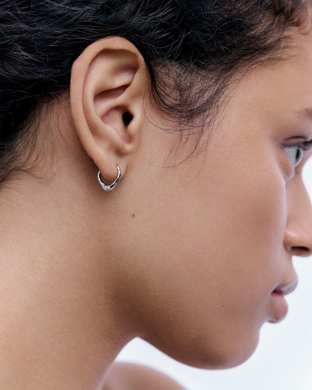 Siren Tapered Huggie Earrings