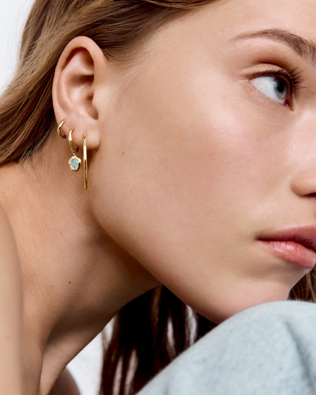 Siren Muse Mini Huggie Earrings
