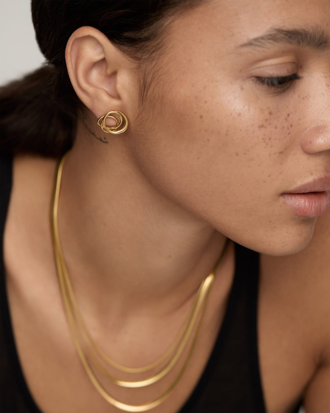 Nura Wrap Stud Earrings