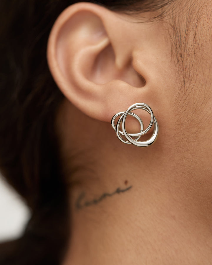 Nura Wrap Stud Earrings