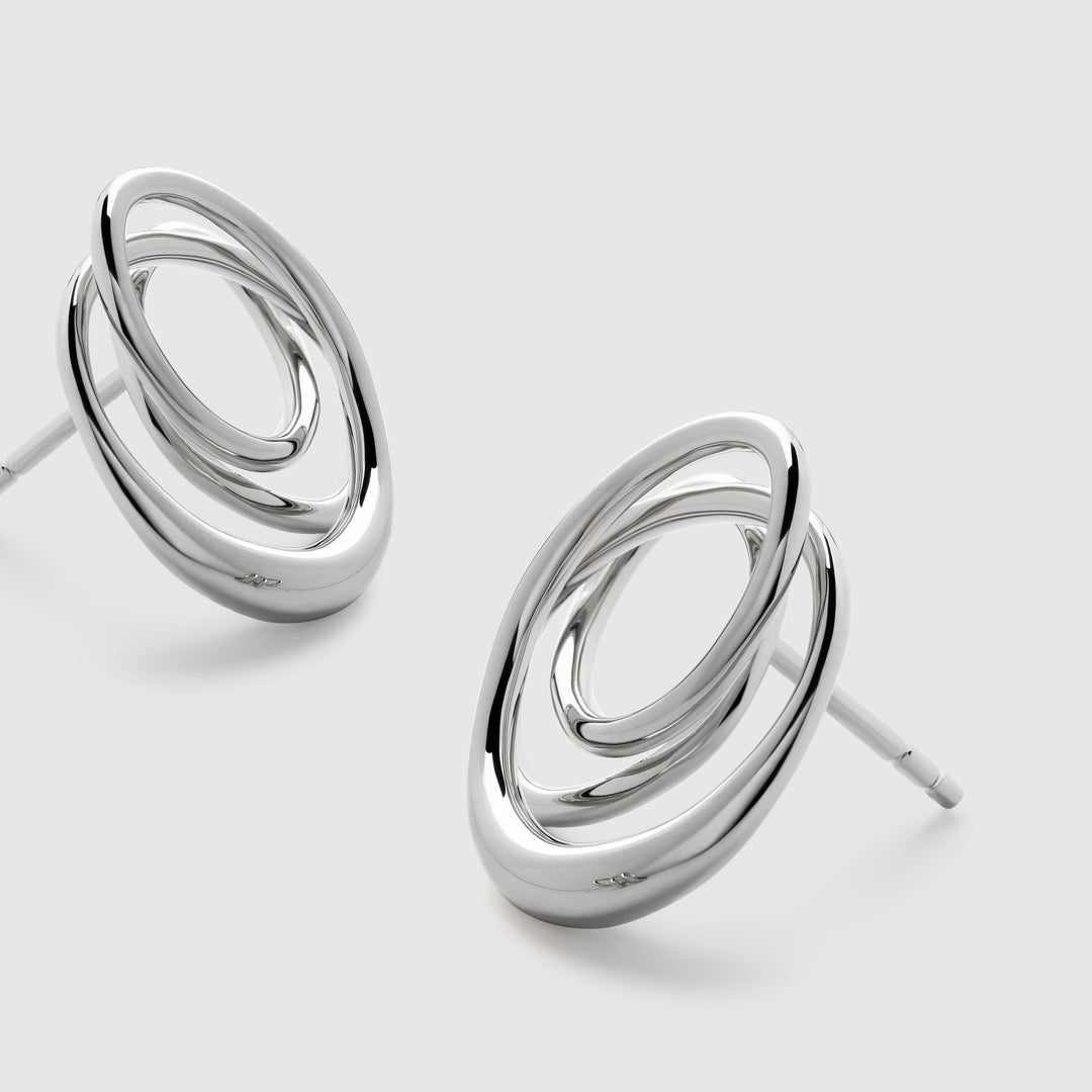 Nura Wrap Stud Earrings