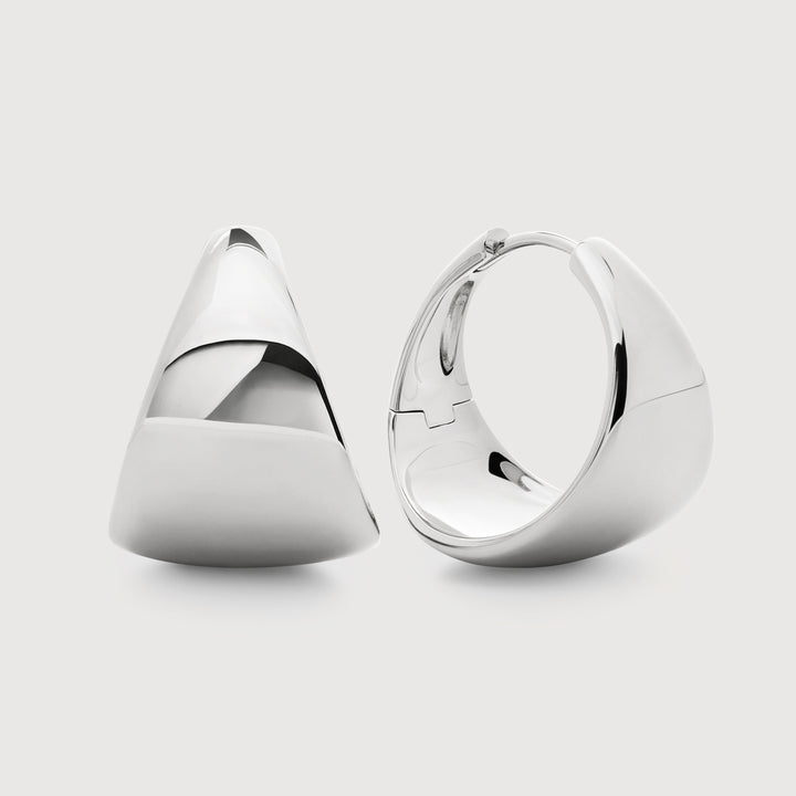Tapered Small Hoop Earrings