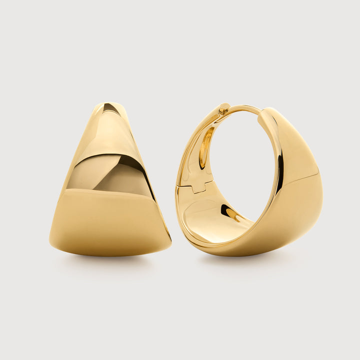 Tapered Small Hoop Earrings