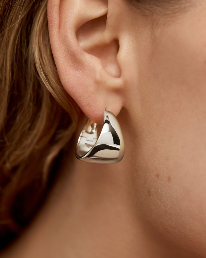 Tapered Small Hoop Earrings