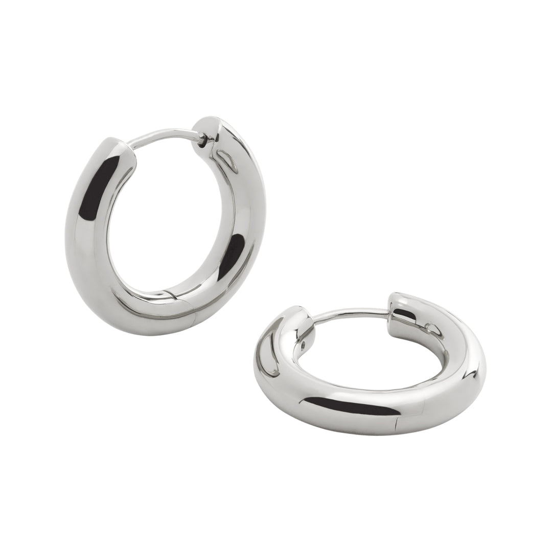 Click Medium Hoop Earrings