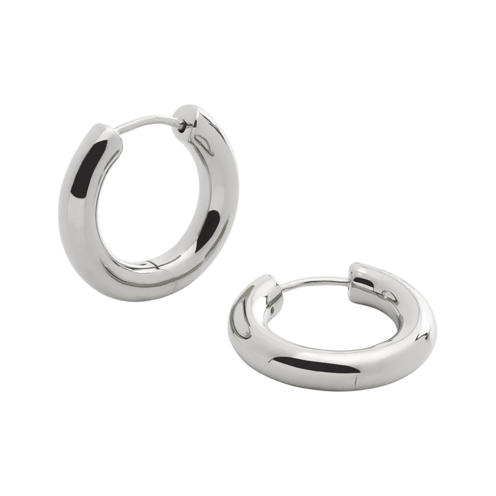 Click Medium Hoop Earrings