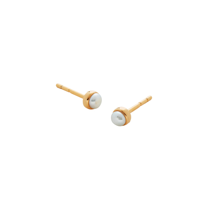 Mini Pearl Stud Earrings