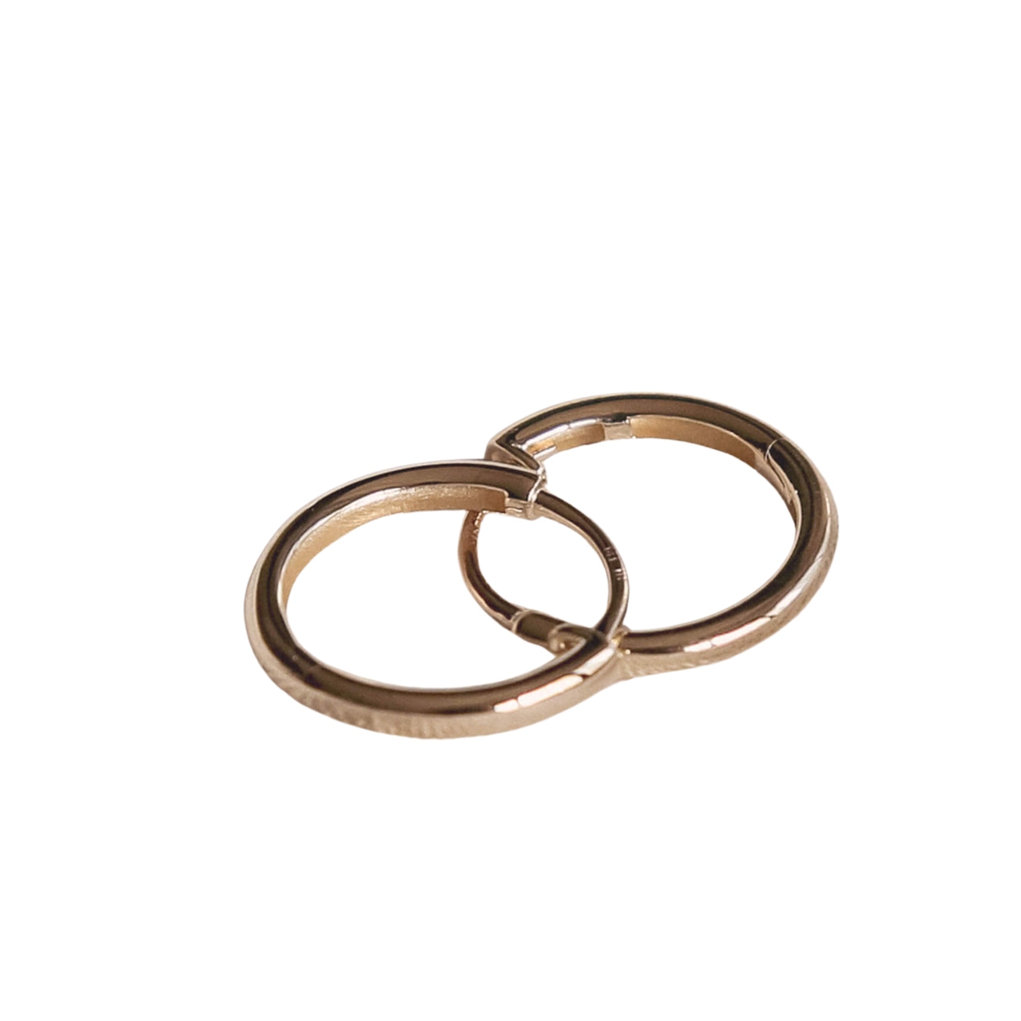 14k Gold Huggie Earrings - Emilia