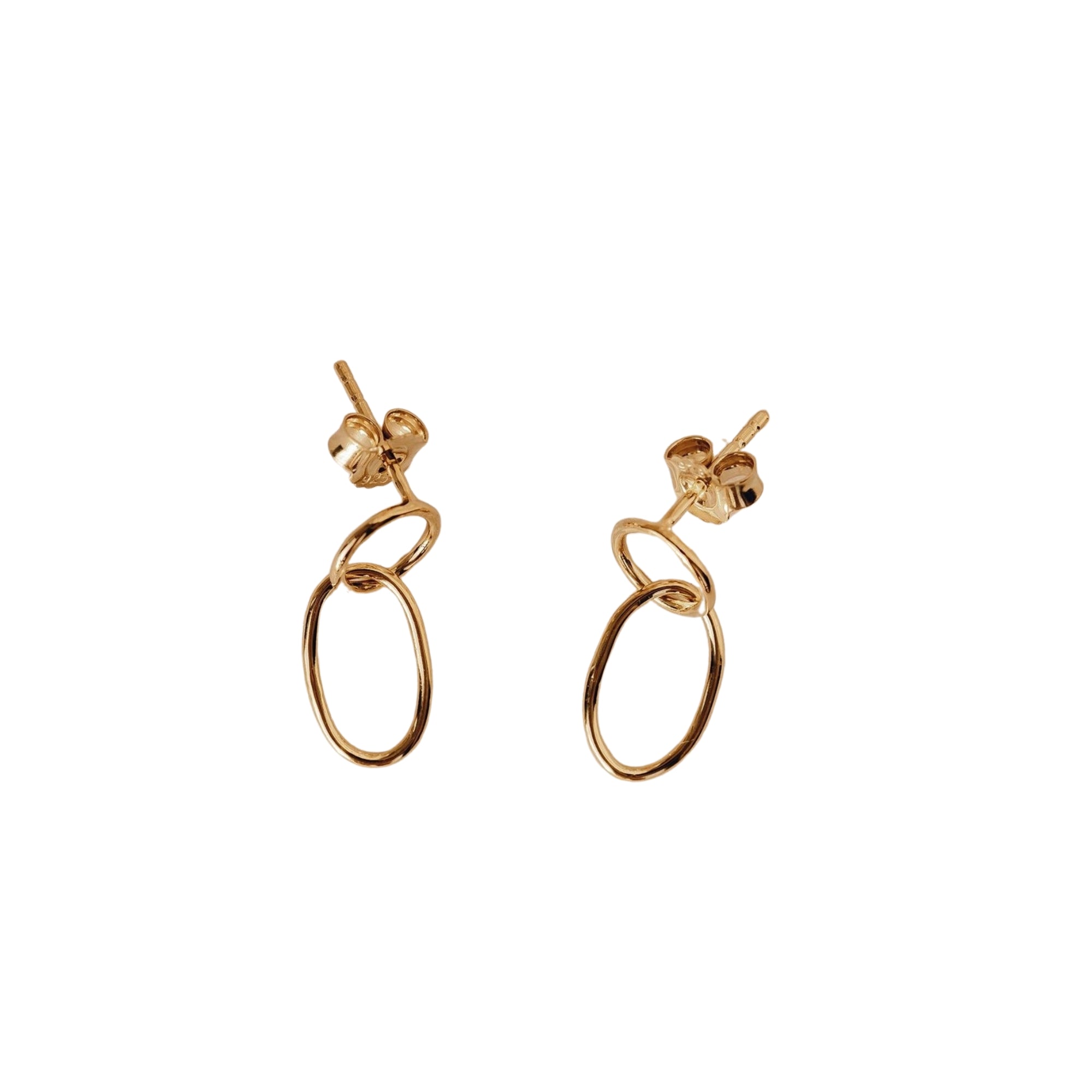 Gold Dangle Earrings - Asta