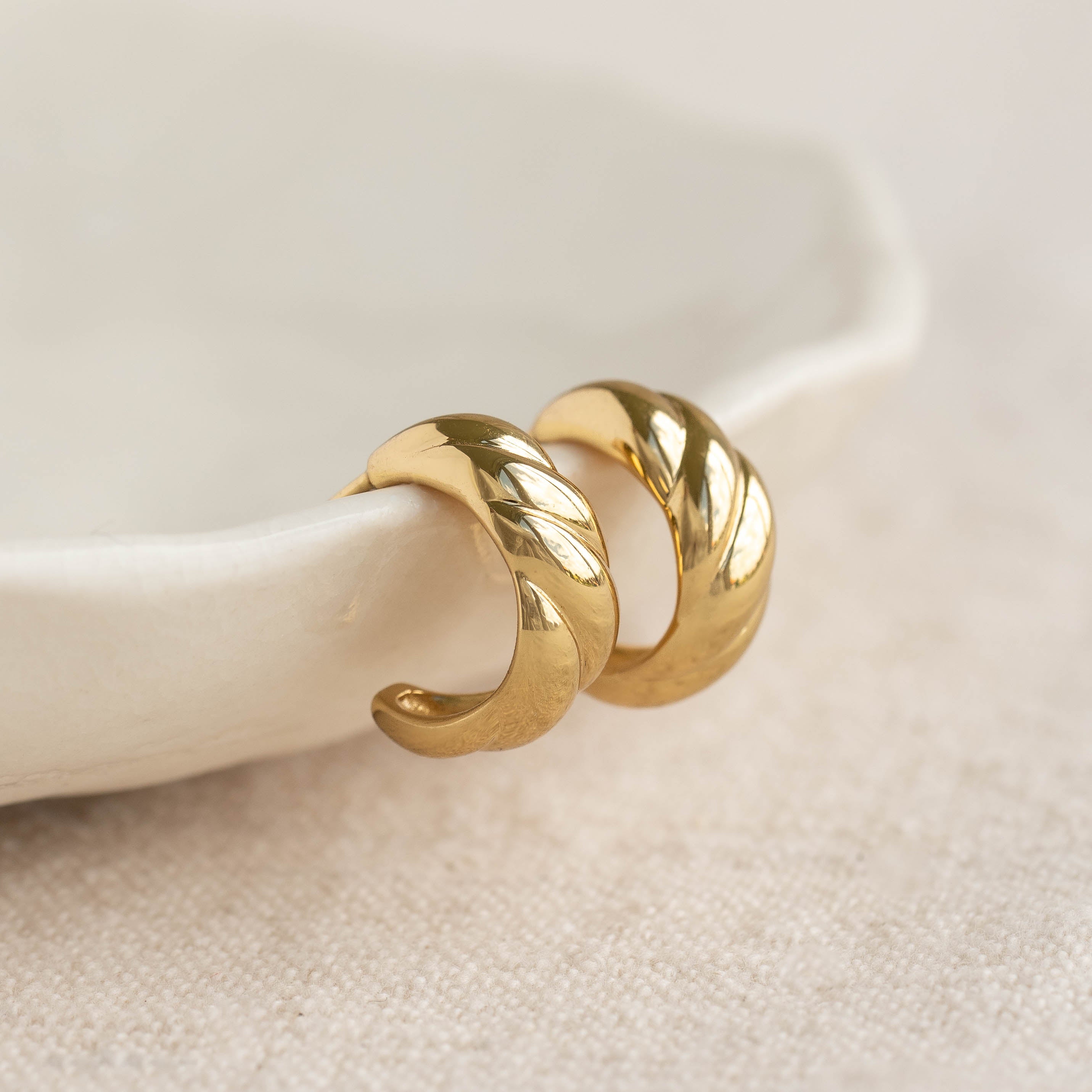 Croissant Earrings - Piper