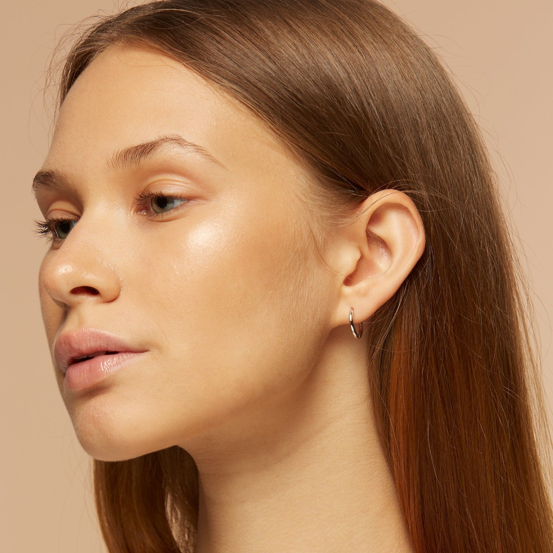 Gold Huggie Earrings - Kirsten