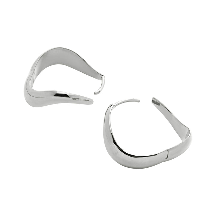 Swirl Medium Hoop Earrings