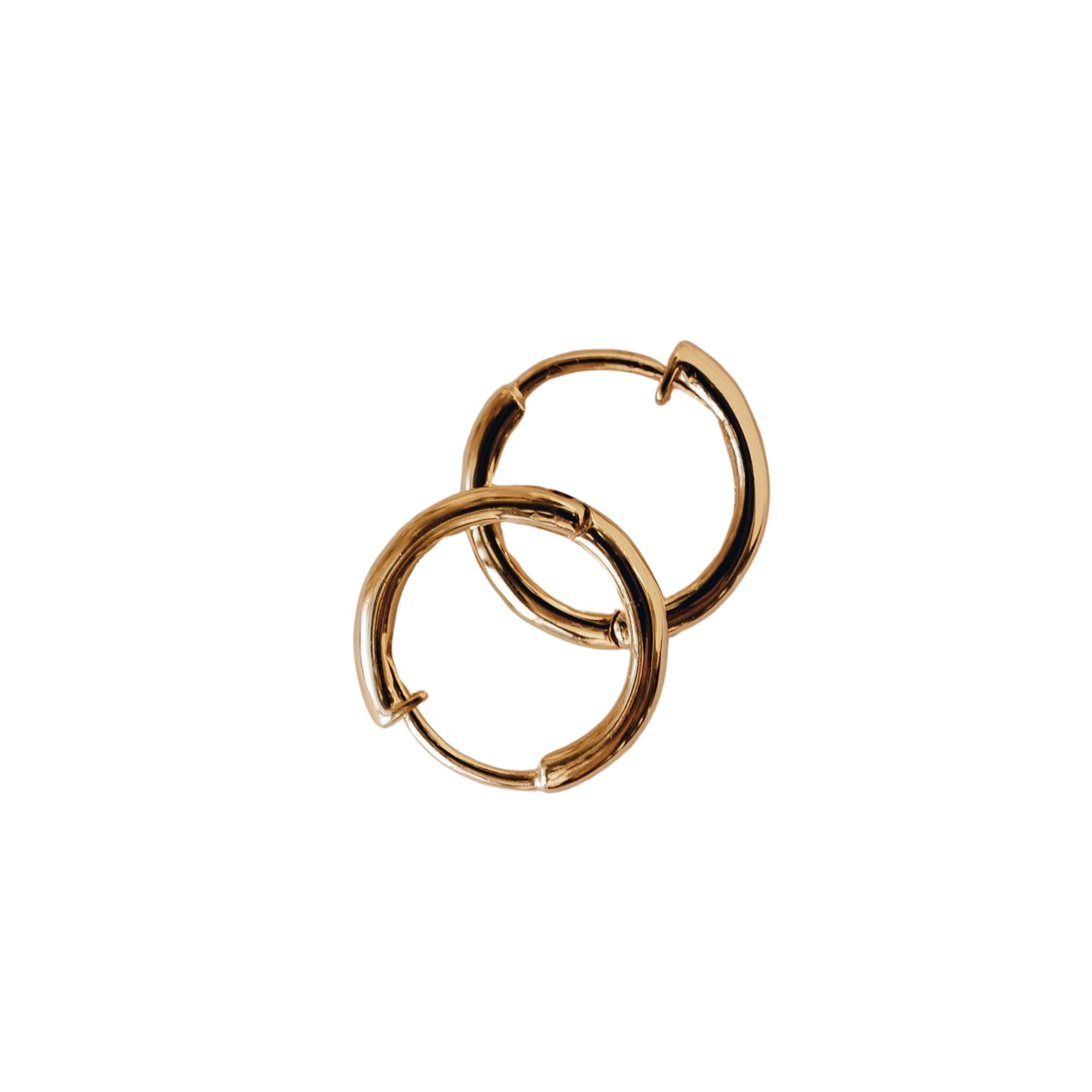 Gold Huggie Earrings - Kirsten
