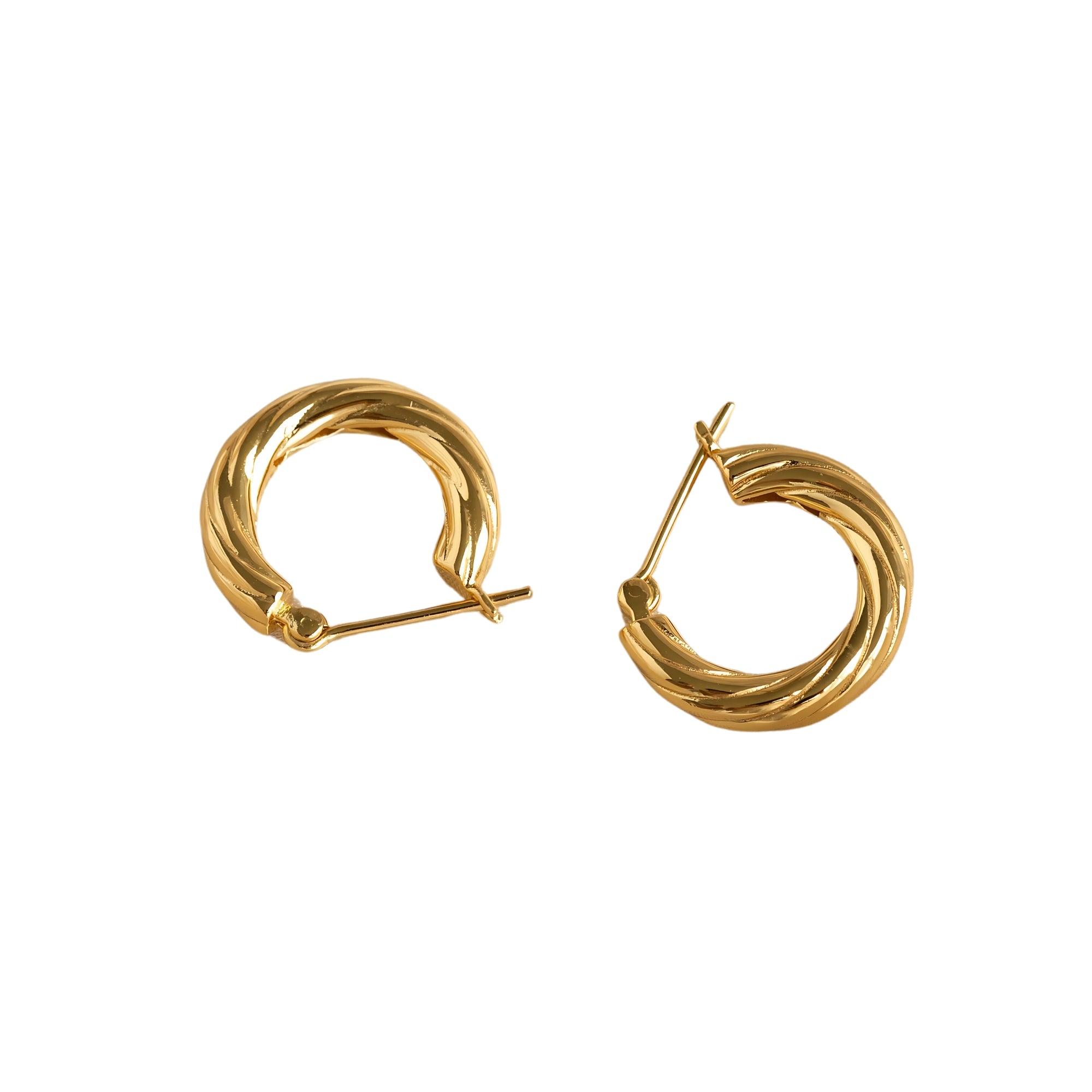 Braided Hoop Earrings - Helle