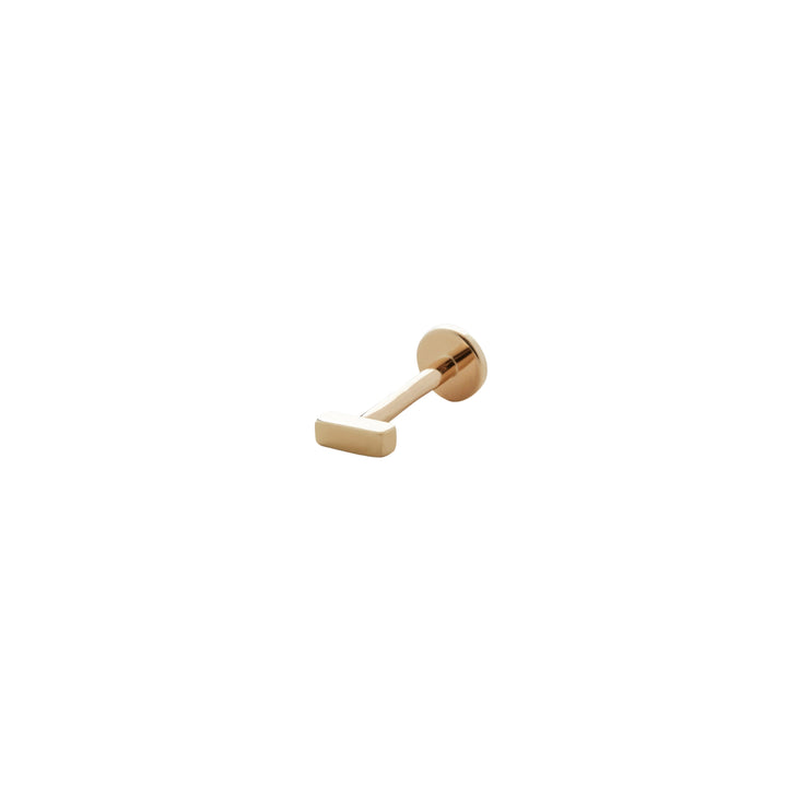 Linear Flat Back Piercing Stud