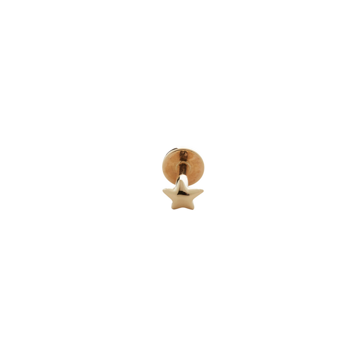 Star Flat Back Piercing Stud
